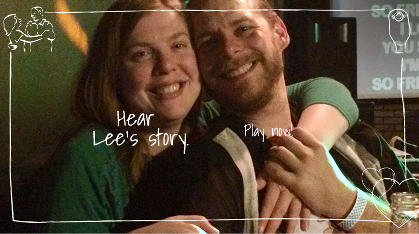 a man and woman smiling