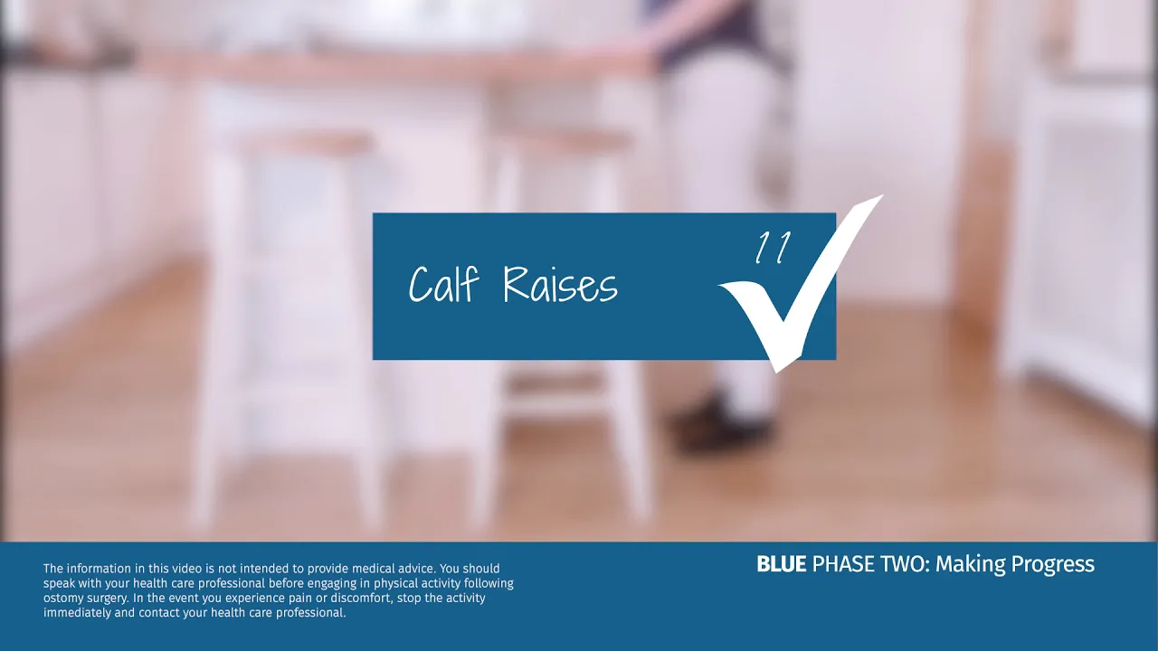 Blå ruta med vit text