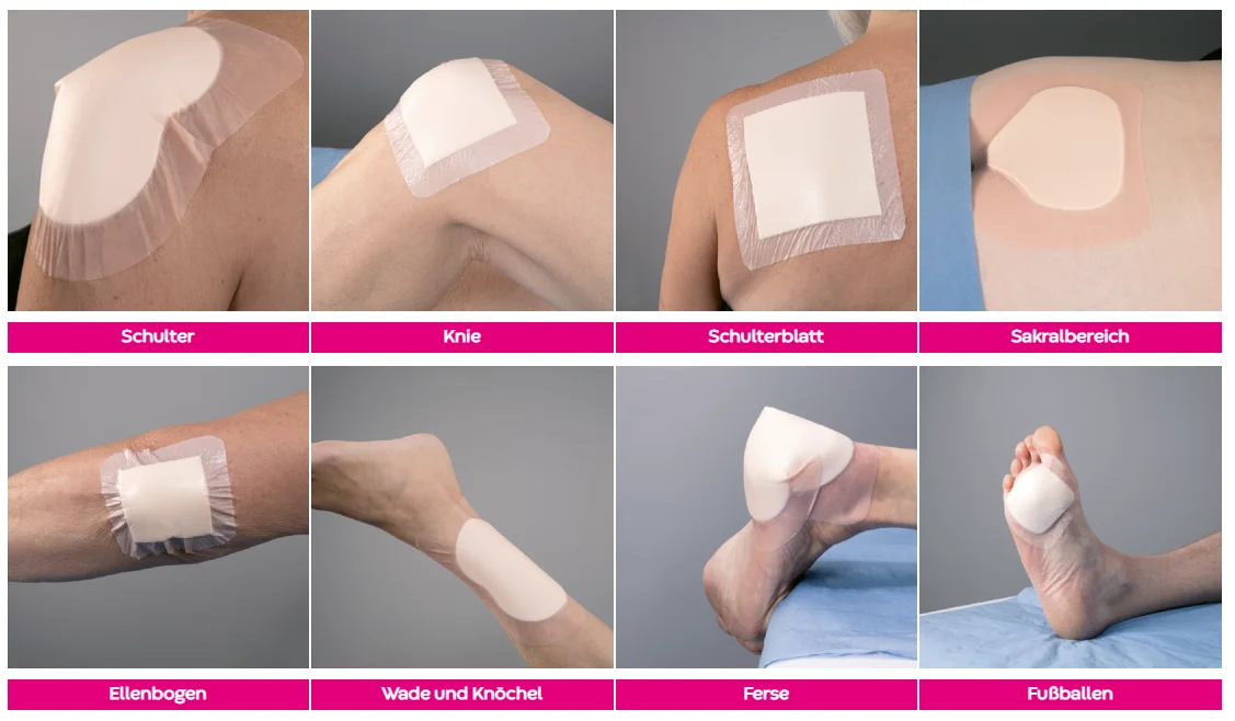 Eine Collage aus verschiedenen Füßen